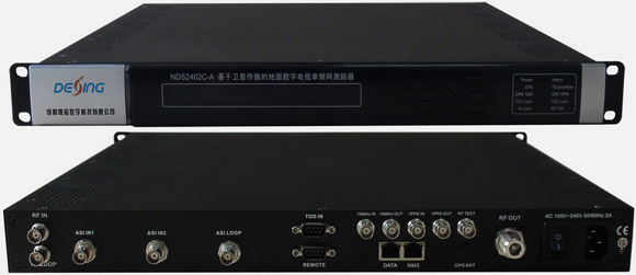 NDS2402C-A 基于卫星传输的地面数字电视单频网激励器
